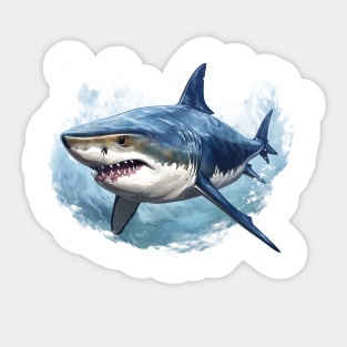 Blue Shark Sticker